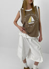 Rappel Color Block Print Summer Sleeveless