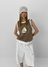 Rappel Color Block Print Summer Sleeveless