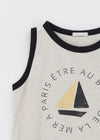 Rappel Color Block Print Summer Sleeveless