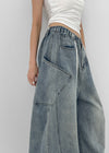 (UNISEX) Kolgen Pocket Balloon Denim Pants