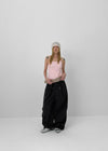 (UNISEX) Showkeng Banding Rivet String Nylon Pants