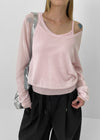 Niren Summer See-Through Linen U-Neck Knitwear