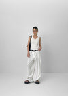 Bentil Pin Tuck Summer Wide Slacks