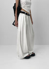Bentil Pin Tuck Summer Wide Slacks