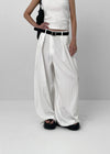Bentil Pin Tuck Summer Wide Slacks