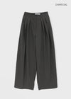 Bentil Pin Tuck Summer Wide Slacks