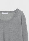Niren Summer See-Through Linen U-Neck Knitwear