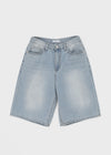 Nejing Back Pocket Summer Washed Bermuda Denim Pants