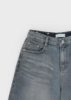 Horemt Washed Bermuda Denim Pants