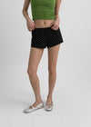 Solvereen Lace Dot Banding Shorts