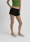 Solvereen Lace Dot Banding Shorts