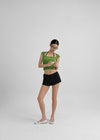 Solvereen Lace Dot Banding Shorts