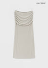 Murak Shirring Layered Long Skirt