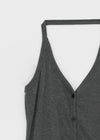 Rection Button Halter Sleeveless