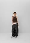 Hoveton Ribbed halter sleeveless