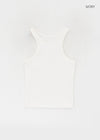 Hoveton Ribbed halter sleeveless