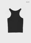 Hoveton Ribbed halter sleeveless