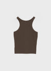 Hoveton Ribbed halter sleeveless