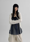 No-frills Strap Wrinkle Summer Cardigan