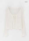 No-frills Strap Wrinkle Summer Cardigan
