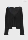 No-frills Strap Wrinkle Summer Cardigan