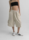 (UNISEX) Zombie Banding Cargo Bermuda Shorts