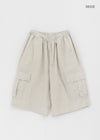 (UNISEX) Zombie Banding Cargo Bermuda Shorts