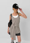Deotting Layered Strap Long Sleeveless