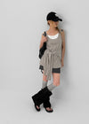Deotting Layered Strap Long Sleeveless