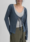 No-frills Strap Wrinkle Summer Cardigan