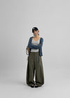 No-frills Strap Wrinkle Summer Cardigan