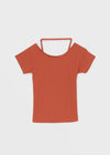 Treon Layered Halter Short Sleeve T-shirt