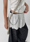 Roken Banding Dot Layered Mini Skirt