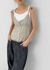 Ketu Flower Lace Sleeveless Blouse