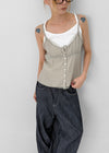 Ketu Flower Lace Sleeveless Blouse