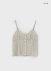 Ketu Flower Lace Sleeveless Blouse
