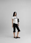 Hixard Frill Banding Capri Pants