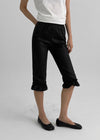 Hixard Frill Banding Capri Pants