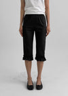 Hixard Frill Banding Capri Pants