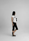 Hixard Frill Banding Capri Pants