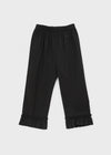 Hixard Frill Banding Capri Pants
