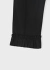 Hixard Frill Banding Capri Pants