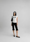 Tenrou Shirring Printing Short-sleeved T-shirt