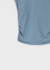 Tenrou Shirring Printing Short-sleeved T-shirt