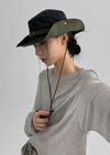 Idet Strap Color Block Bucket Hat