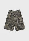 Tsha Strap Camo Cargo Bermuda Pants