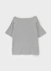 Select Lettering Off-shoulder Short Sleeve T-shirt