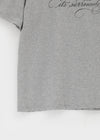 Select Lettering Off-shoulder Short Sleeve T-shirt