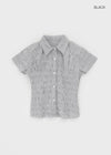 Kinver Wrinkle Stripe Short Sleeve Shirt