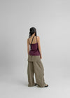 Jackt Layered Wrap Skirt Pants